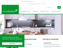Tablet Screenshot of finnvedsbostader.se